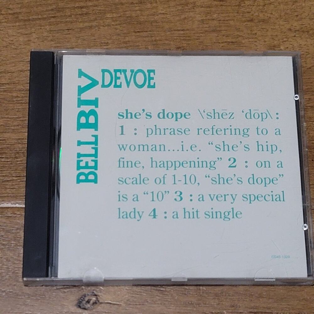 Vtg 1991 Bell Biv Devoe SHE'S DOPE Promo CD Single BBD